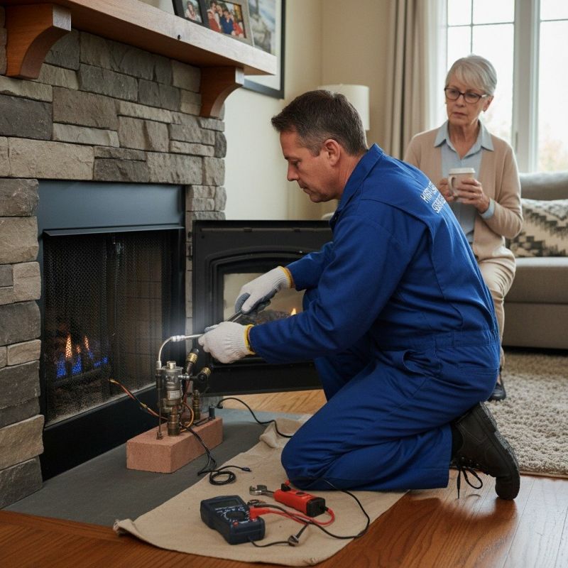 Local Wood Burning Fireplace Installation pros at work