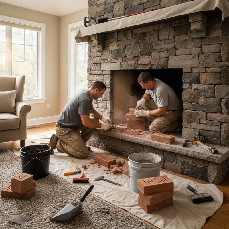 Benefits Of Brick And Stone Non-Gas Fireplaces For Homes