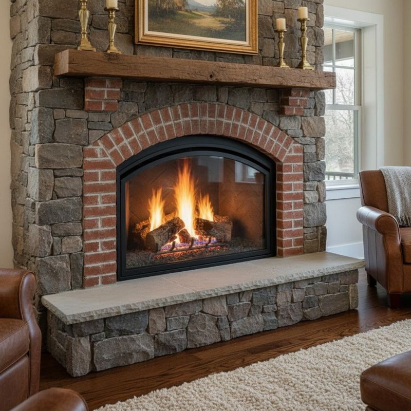 Benefits Of Brick And Stone Non-Gas Fireplaces For Homes